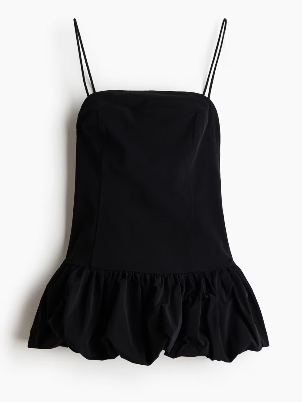 H&M Ruffle Skirted Shirt with Strappy Back